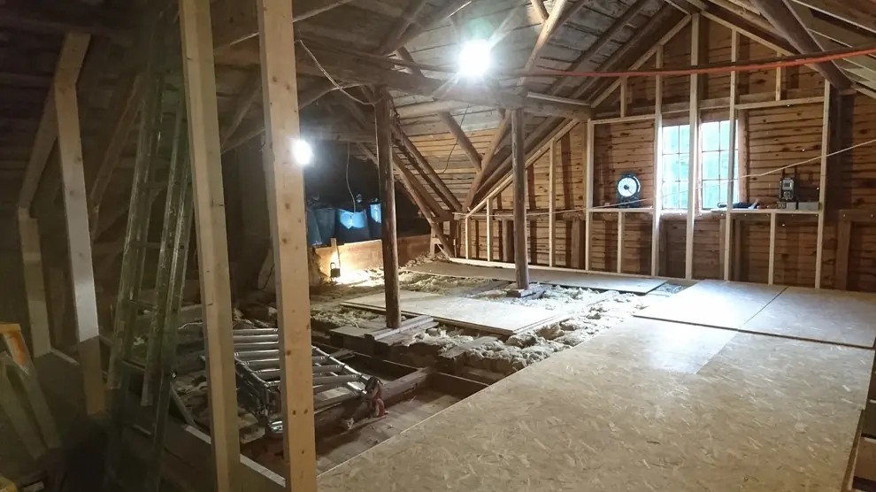 Vindsinredning – projektbild 1